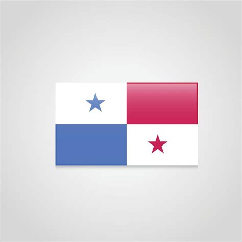 Panama Flag Vector 13036103 Vector Art at Vecteezy