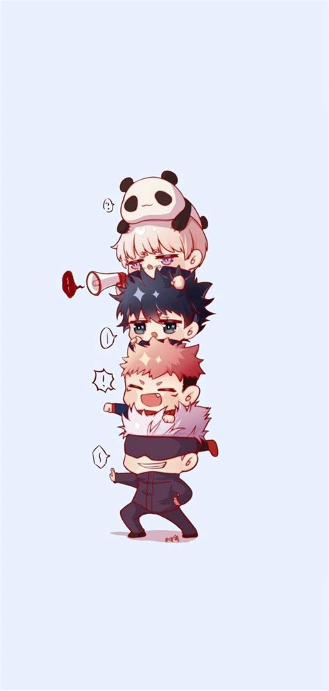 🔥 Download Jujutsu Kaisen In Anime Lock Screen Wallpaper Chibi by ...