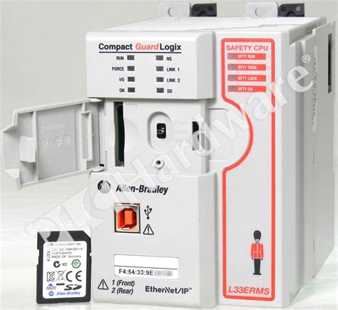 PLC Hardware: Allen-Bradley 1769-L33ERMS GuardLogix 5370 Ethernet ...