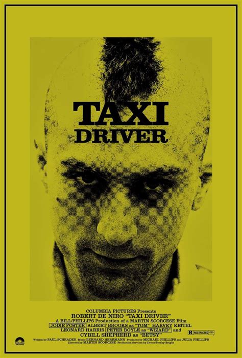 Taxi Driver | Taxi driver, Film poster design, Iconic movie characters