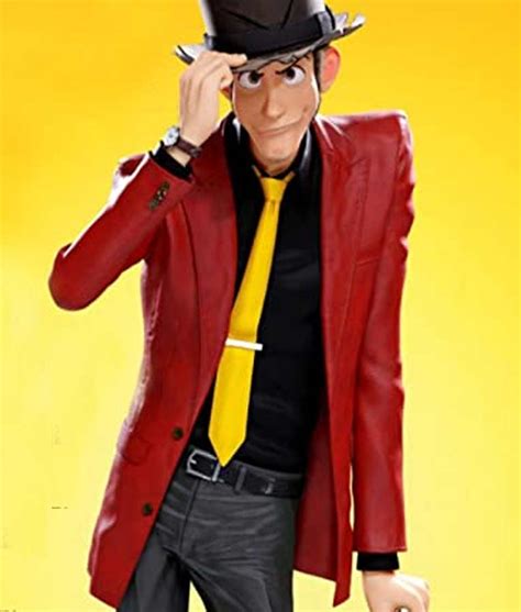 Lupin III The First Arsene Red Leather Blazer | Lupin III The First Red Blazer