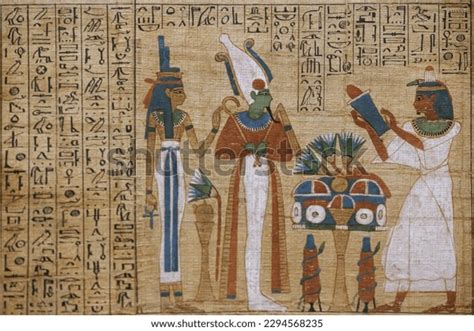 7,061 Hieroglyphics On Papyrus Images, Stock Photos & Vectors ...