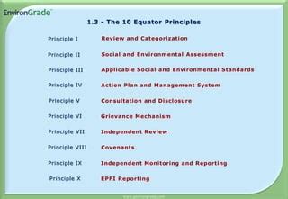 Equator Principles Ppt | PPT