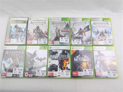 Xbox 360 Mega Game Bundle, 25 Games! (Valued At $200) - Starboard Games