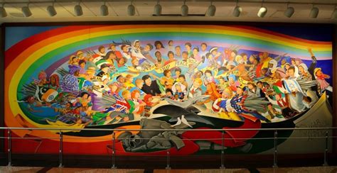 Relevant mural at Denver International Airport. : pics