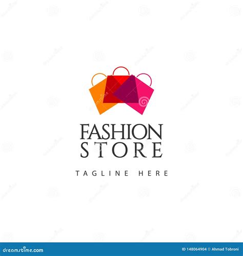 Fashion Store Logo Vector Template Design Illustration Stock Vector - Illustration of concept ...