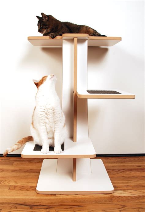 Ecofriendly cat tower | Modern cat tree, Cat habitat, Cat tree designs