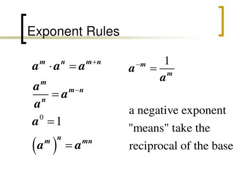 PPT - Exponent Rules PowerPoint Presentation, free download - ID:3032094