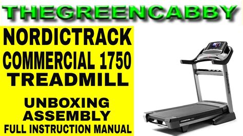 Nordictrack Treadmill Instruction Manual