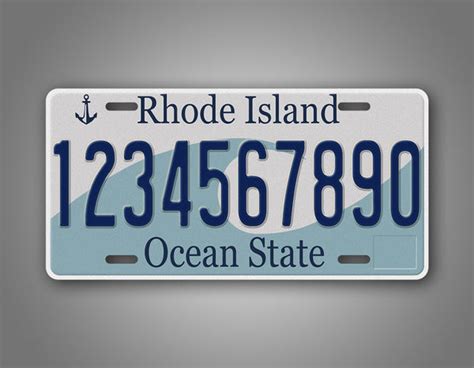 Personalized Rhode Island State Custom License Plate – SignsAndTagsOnline