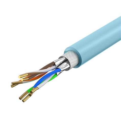 Network Cable Cat-7 S/FTP RJ45 Ethernet Cable in 305M LSZH- Blue