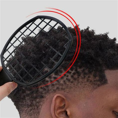 LYUMO Men Curly Hair Comb Dreadlocks Tin Foil Hot Perm Comb Hairdressing Comb Tool - Walmart.com ...