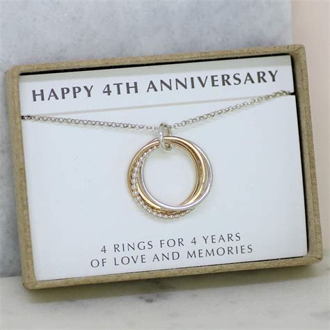 4th Anniversary Gifts for Her Under $100 | 4th anniversary gifts, Anniversary gift for her ...