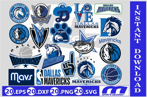 Dallas Mavericks Cut Vector Files - Gravectory