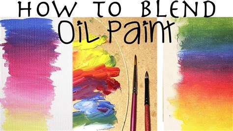 Oil Painting For Beginners | How To Blend Oil Paint - YouTube