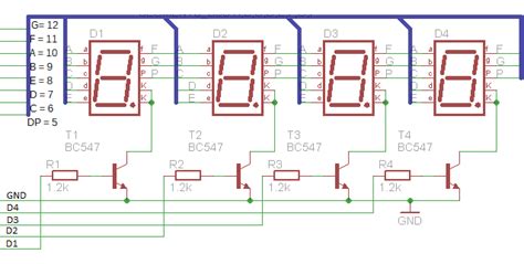 Tefov: Arduino 7 Segment Multiplexing 4 Digit Countdown Timer