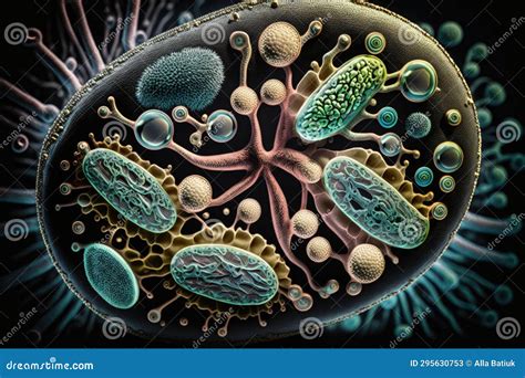 Bacteria, Microscopic Unicellular Organisms, Microorganism, Under Microscope Zoomed in, Study ...