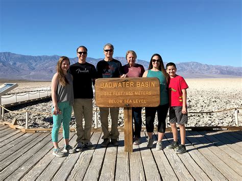 Badwater Basin And Badwater Salt Flat in Death Valley National Park