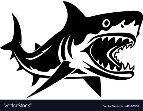 Shark - high quality logo - ideal for t-shirt Vector Image