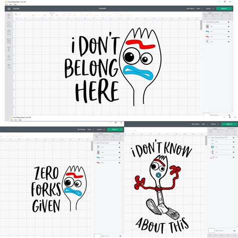 Forky Svg Bundle Forky Quotes Svg Disney Quotes Svg Disney | Etsy