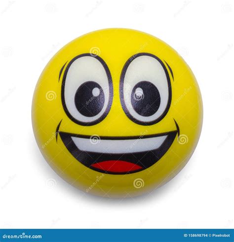 Emoji Ball stock photo. Image of emoji, smiling, yellow - 158698794