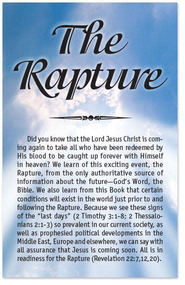 The Rapture | Revelation bible, Christ quotes, Rapture