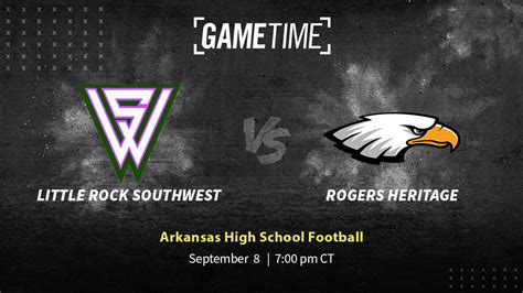 High School Football: Little Rock Southwest vs Rogers Heritage