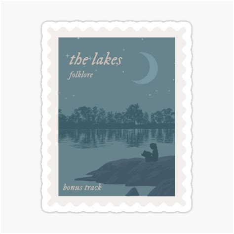 "The Lakes: Taylor Swift Folklore" Sticker for Sale by brennaduffy22 ...