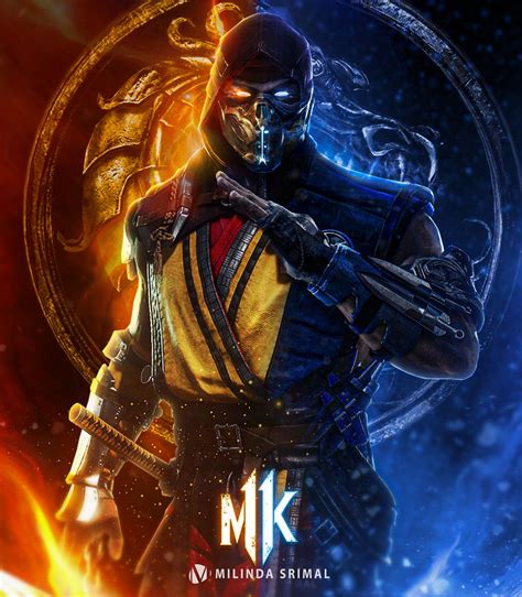 Scorpion vs sub zero mortal kombat 2021 poster – Artofit