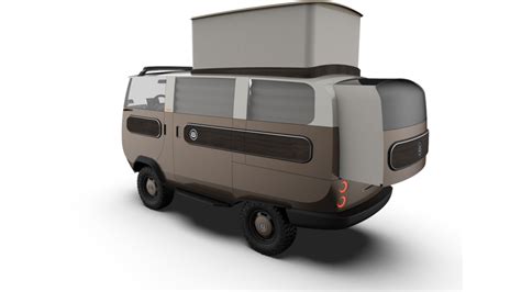 Electric Camper Van Has 10 Different Functions And Charges By Solar