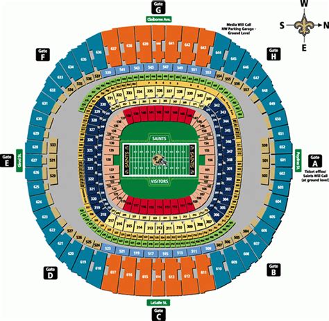 Saints Superdome Seating View | Brokeasshome.com