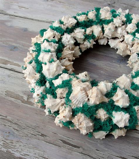 Seashell Wreath Coastal Beach Decor Shell Decoration Natural - Etsy