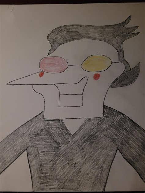 Drawing of Spamton G. Spamton : r/Deltarune