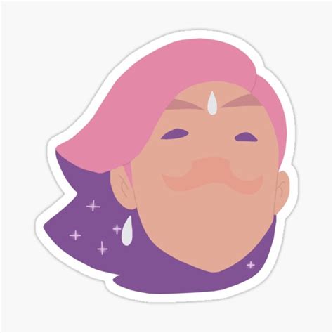 "Queen Glimmer Minimalist Portrait" Sticker by laurenpaulin | Redbubble