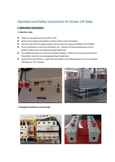 Essential Scissor Lift Table Safety Tips by Jinan XYZTECH Machinery Co ...