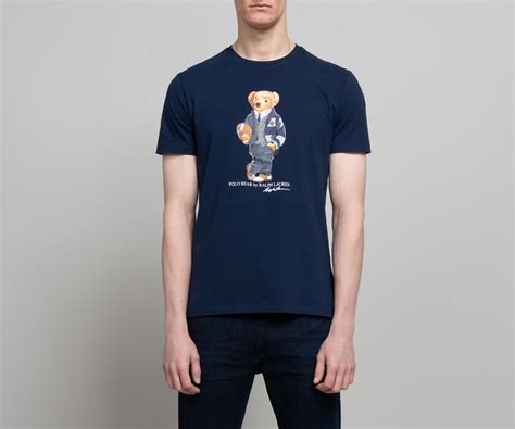 Polo Ralph Lauren Ralph Lauren Teddy Bear Print T-Shirt Navy