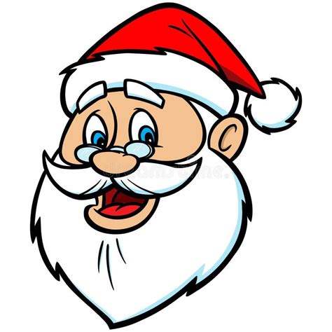 Santa Head stock vector. Illustration of santa, december - 72949080