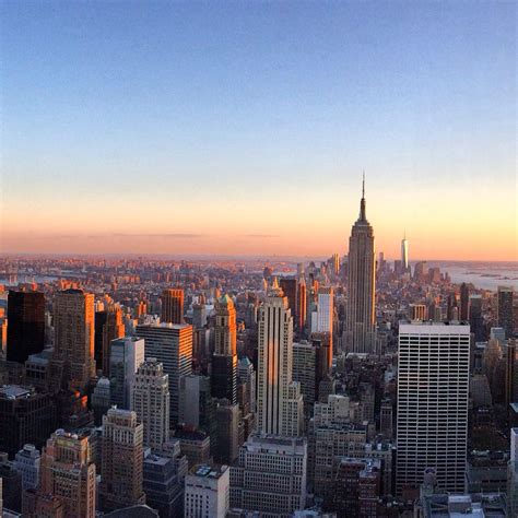 NYC Sunset from the Top of the Rock | New york life, Top of the rock ...