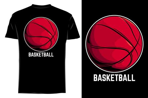 Basketball Vector T-shirt Mockup Graphic by arsalangraphic999 · Creative Fabrica