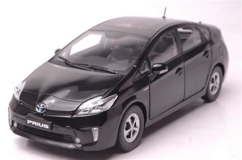 1:18 Diecast Model for Toyota Prius Hybrid 2012 Black Alloy Toy Car ...