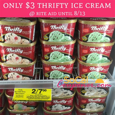 Only $3 Thrifty Ice Cream @ Rite Aid until 8/13!! - Deal Hunting Babe