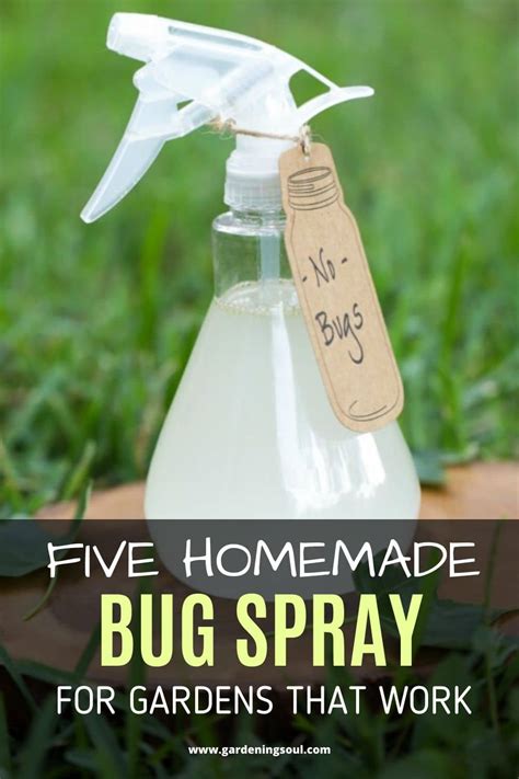 Five Homemade Bug Spray for Gardens That Work