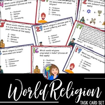 World Religions Activities Bundle by Social Studies Success | TpT