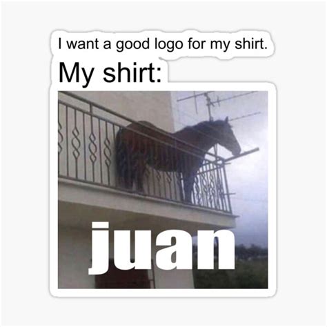 "Juan Horse" Sticker for Sale by UncleApo | Redbubble