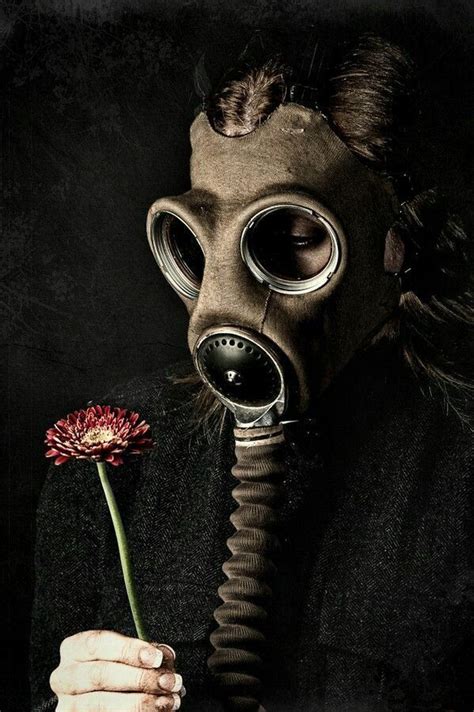 portrait photography in 2020 | Gas mask art, Masks art, Dark photography