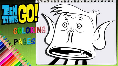 Teen Titan Go Beast Boy Funny Face Coloring Pages by PlAyHoUsE305 on ...