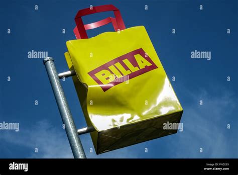 Billa logo, supermarket Stock Photo - Alamy