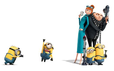 Lucy, Gru and minions! #despicableme2 | Despicable me 2 minions ...