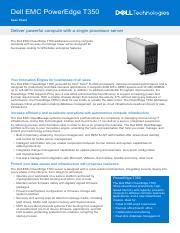 dell-emc-poweredge-t350-spec-sheet.pdf - Dell EMC PowerEdge T350 Spec ...