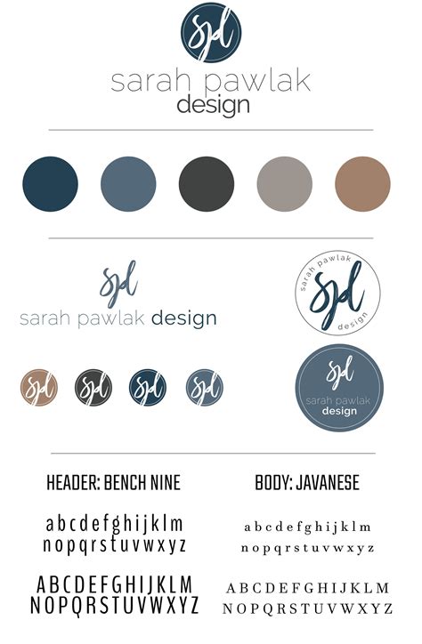 This is a modern brand mood board with neutral, cool colors for an interior design business ...